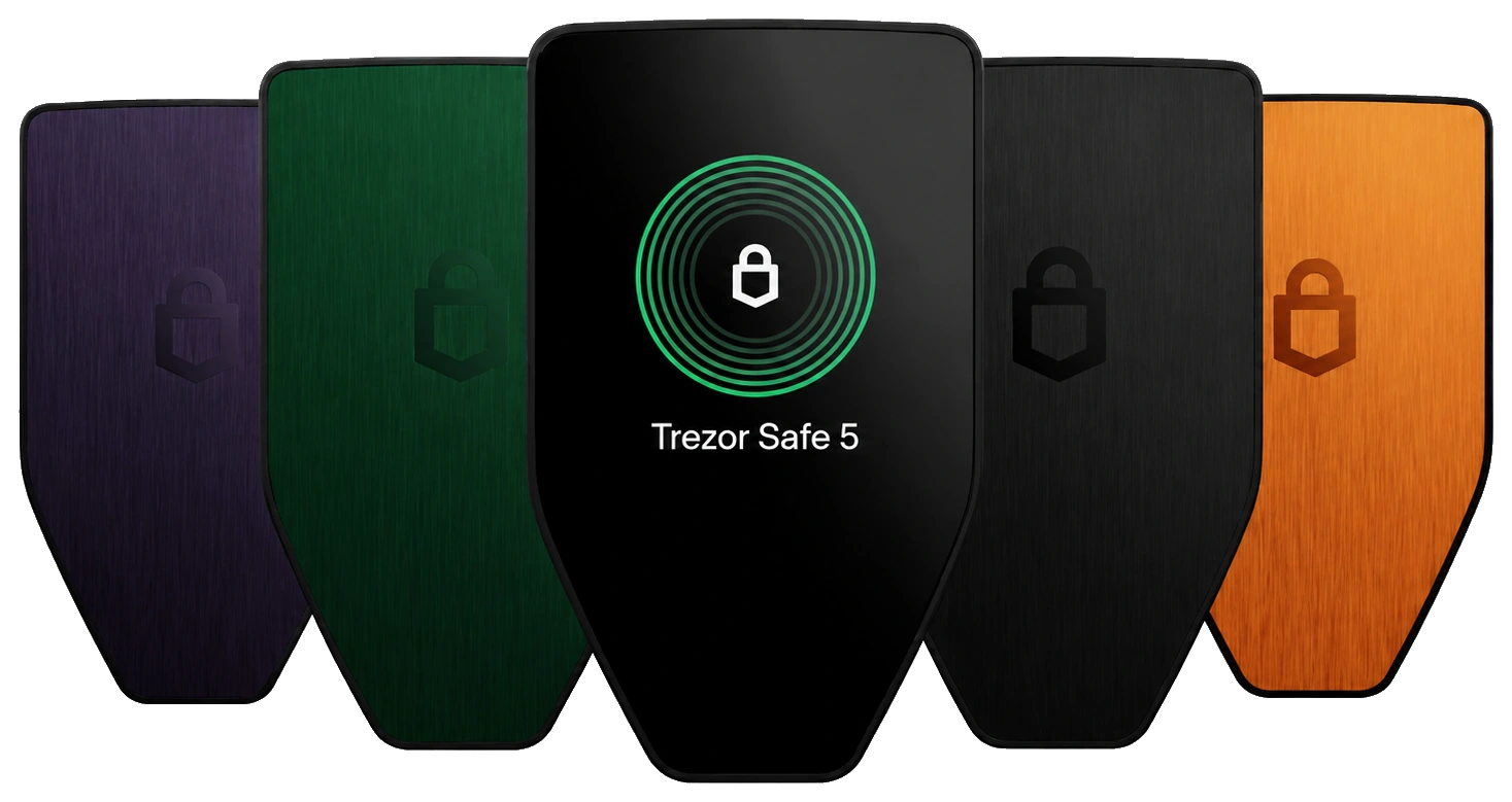 Trezor Safe 5 产品主视角