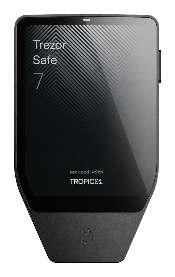 Trezor Safe 7 产品主视角